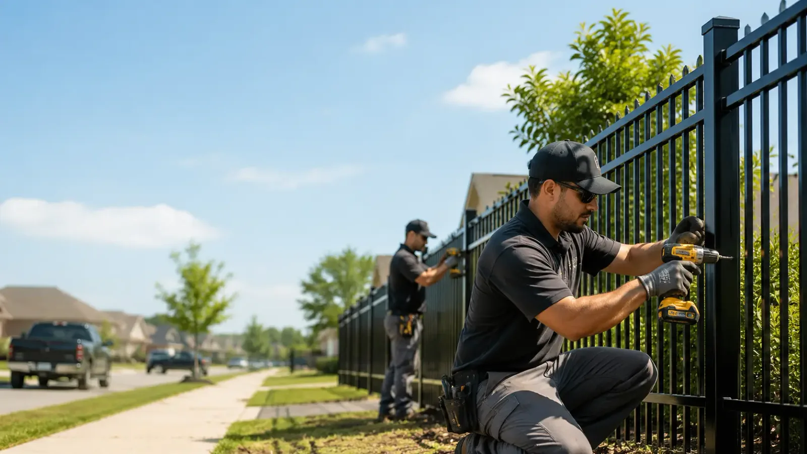 Metal Fence Installation in Quinlan, TX